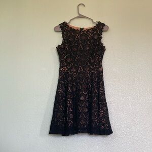 Elegant Black Lace Dress